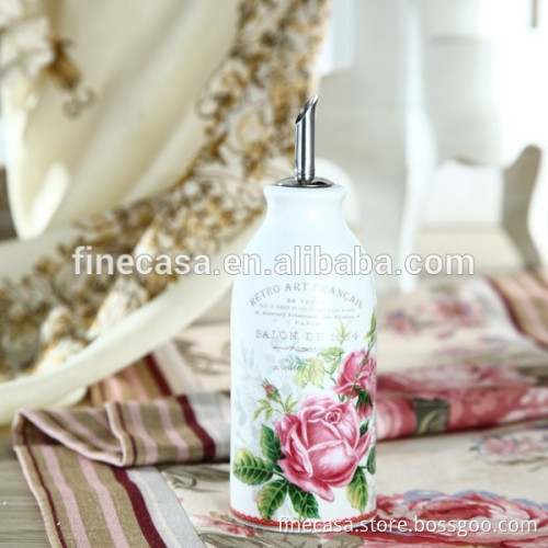 Elegant Fine New Bone China Oil and Vinegar set
